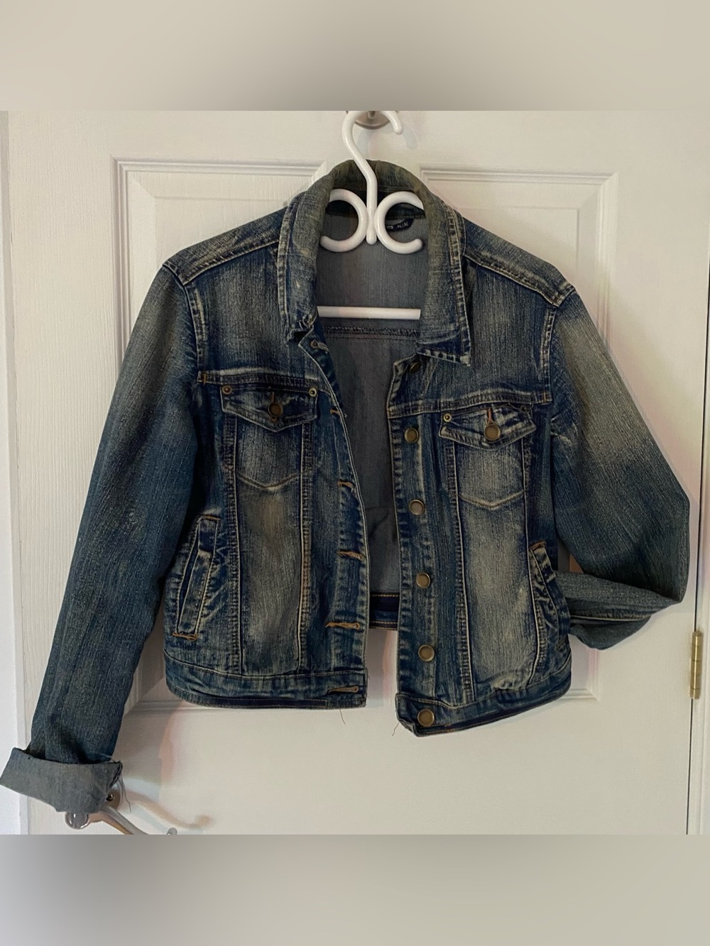 Bluenotes Distressed Blue Denim Jacket